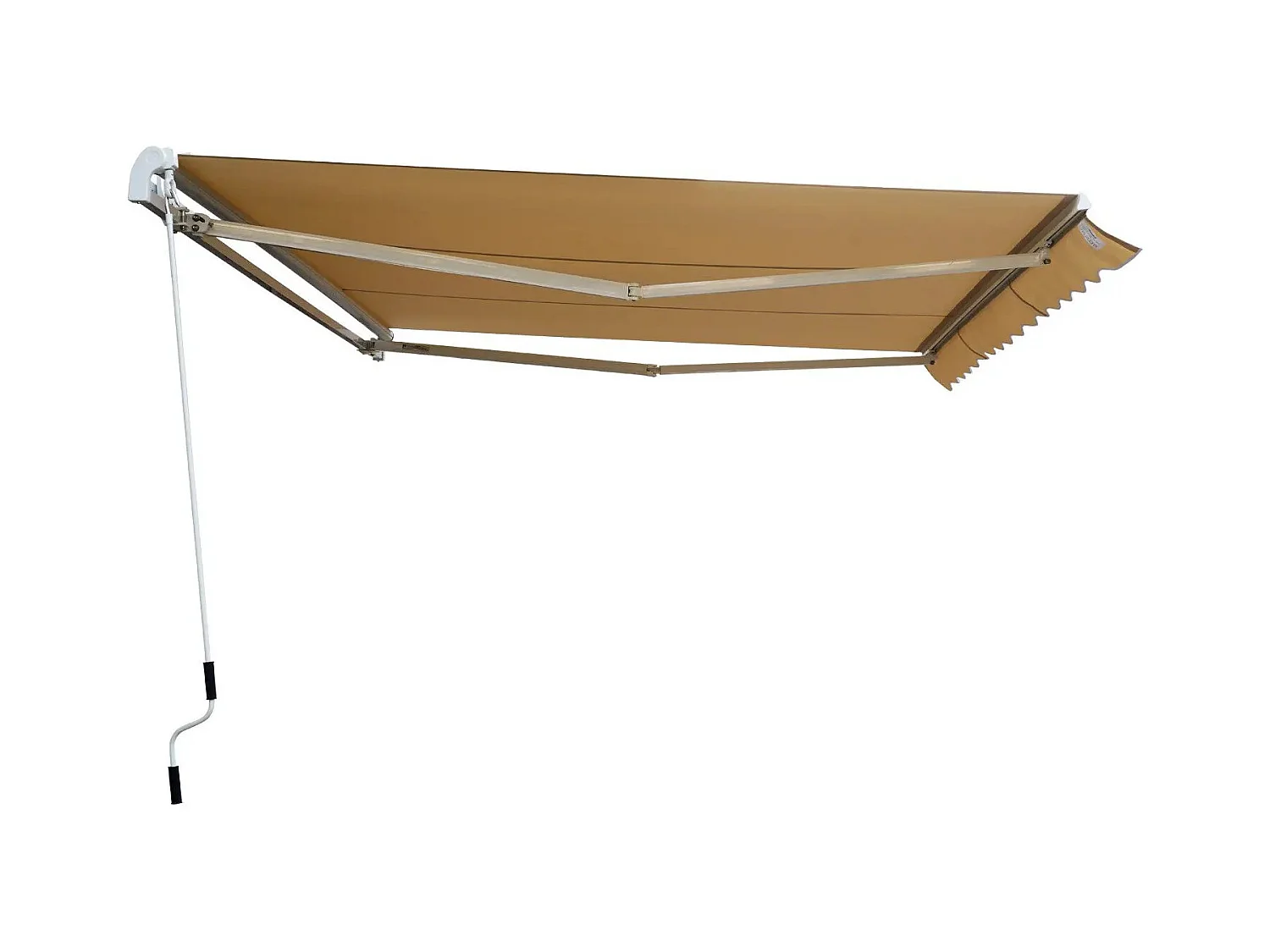 Buitenzonwering, aluminium zonwering, knikarmzonnescherm, 3m brede balkonzonwering