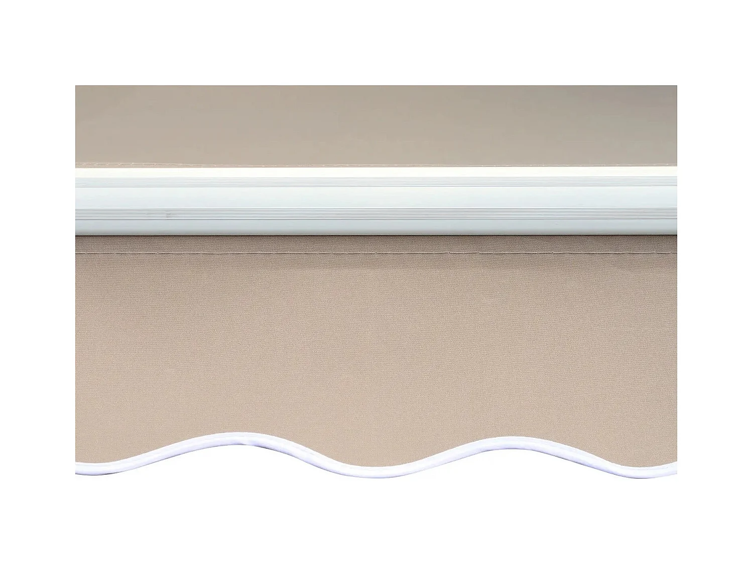 Buitenzonwering, aluminium zonwering, knikarmzonnescherm, 3m brede balkonzonwering