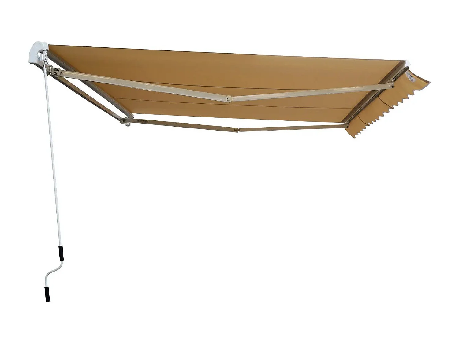 Buitenzonwering, aluminium zonwering, knikarmzonnescherm, 3m brede balkonzonwering