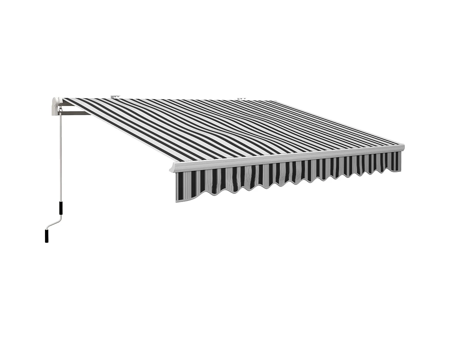 Store de balcon 3,95 x 2,45 x 3,50 m,résistant aux UV,pour tous types de surfaces