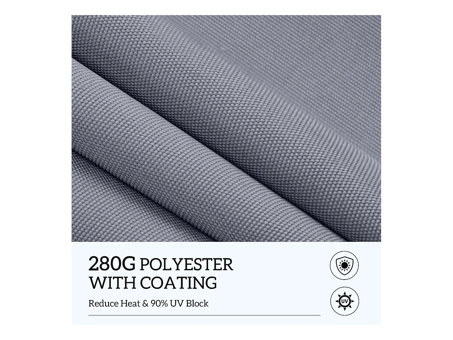 Ampelmarkise mit Kurbel, L 395 x B 300 cm, verstellbar, Wandmontage