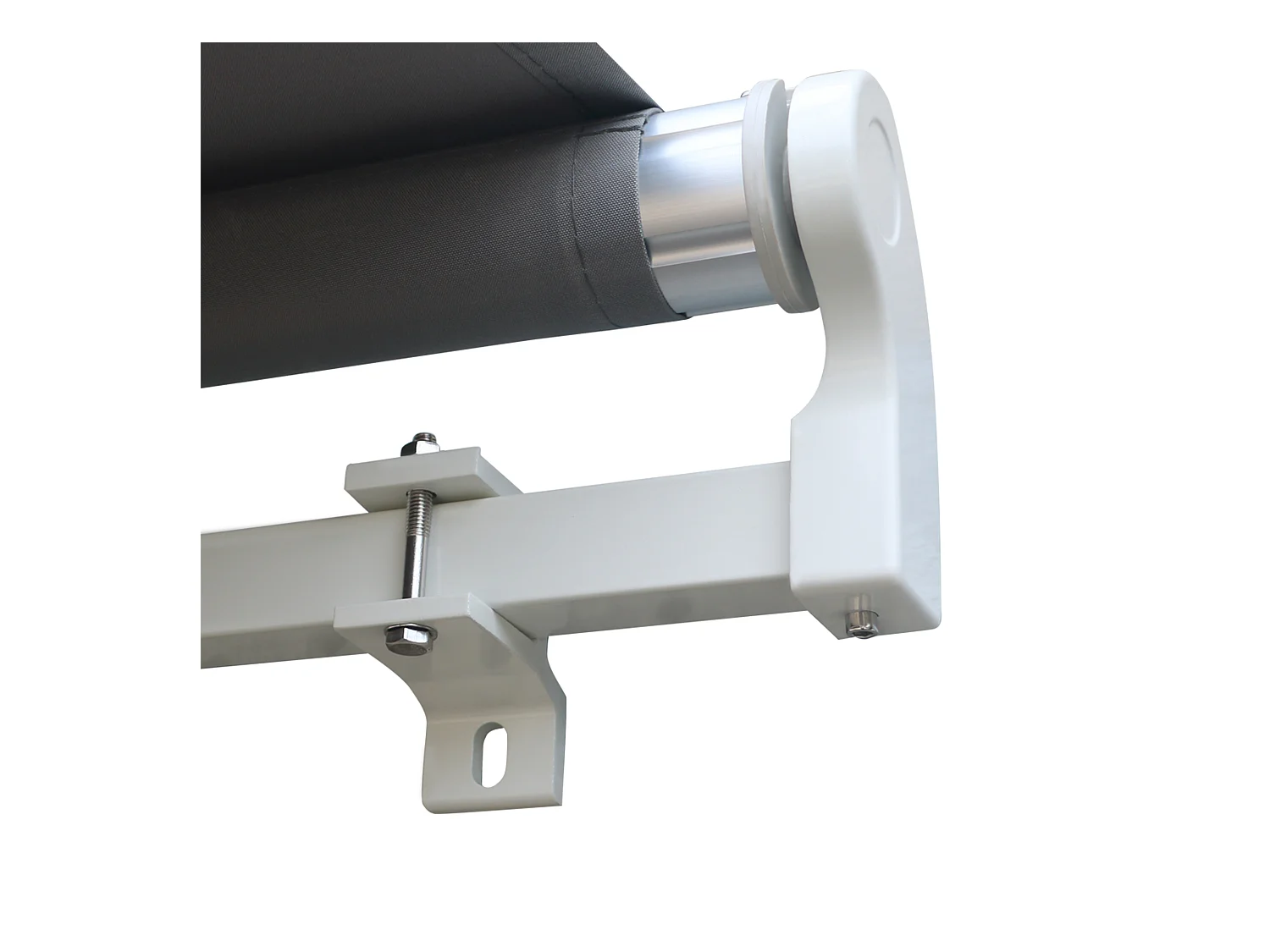 Ampelmarkise mit Kurbel, L 395 x B 300 cm, verstellbar, Wandmontage