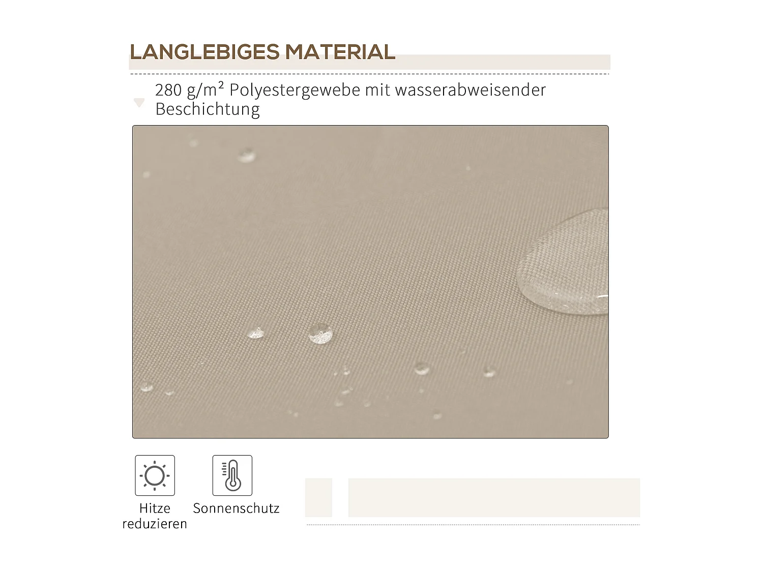 Store à bras articulé en aluminium,3,95 m,beige,protection solaire pour balcon et terrasse