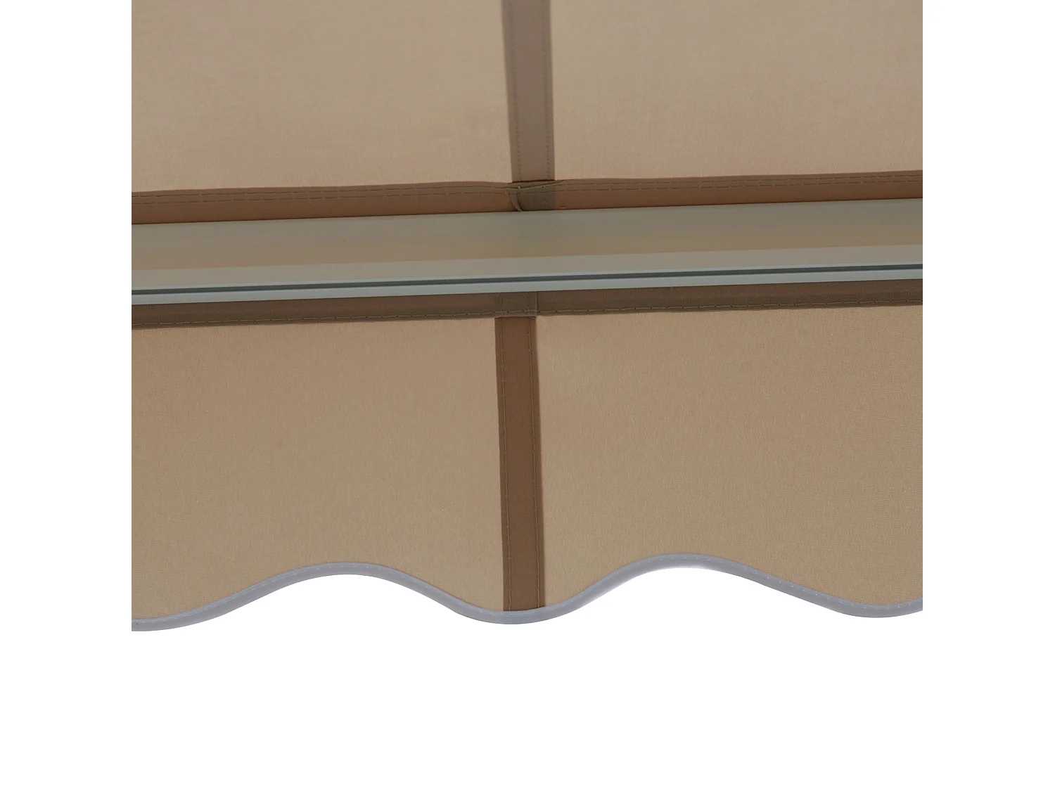 Store à bras articulé en aluminium,3,95 m,beige,protection solaire pour balcon et terrasse