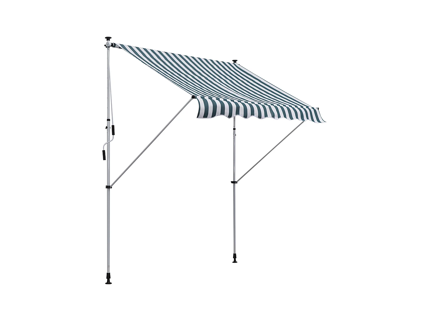 Gelenkarmmarkise, Klemmmarkise, höhenverstellbar, 200 x 150 cm