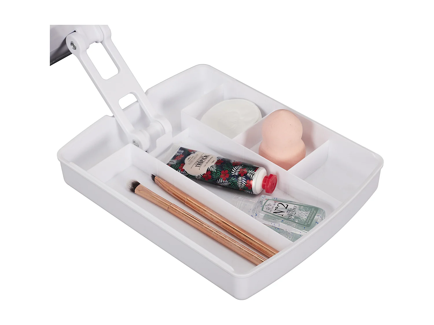 Miroir LED "Tiroir de Rangement" 24cm Blanc