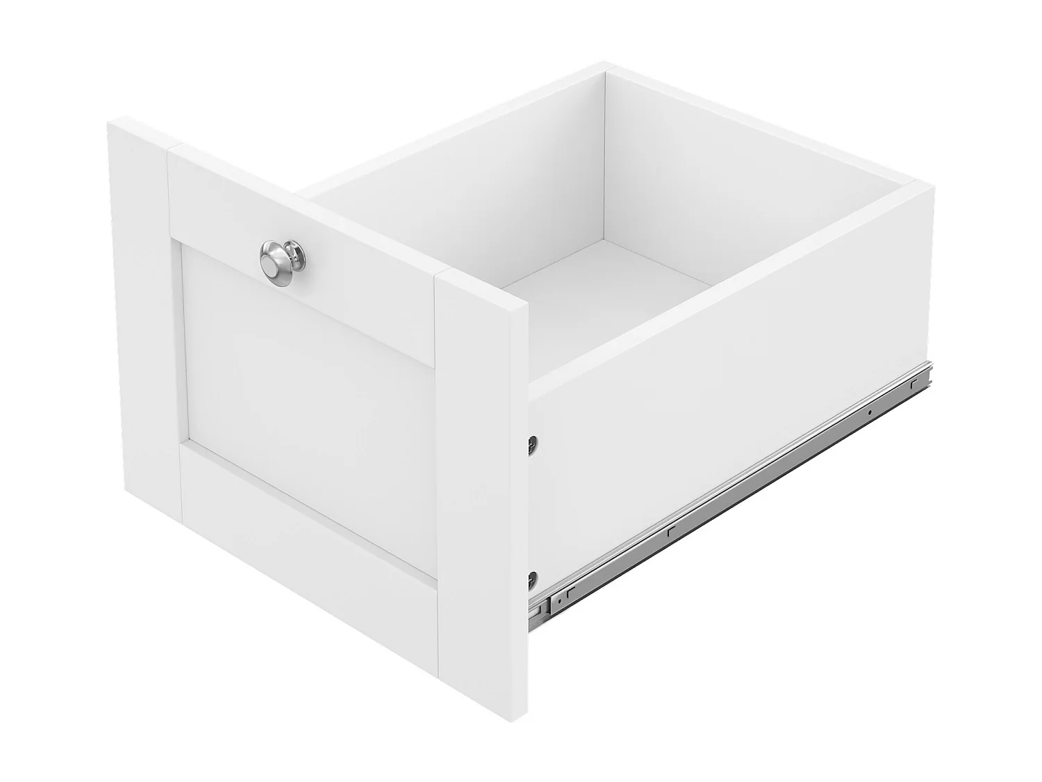 Carrello di servizio bianco - Isola da cucina con 3 cassetti e 2 ante - Portasciugamani e ruote - per cucina e sala da pranzo