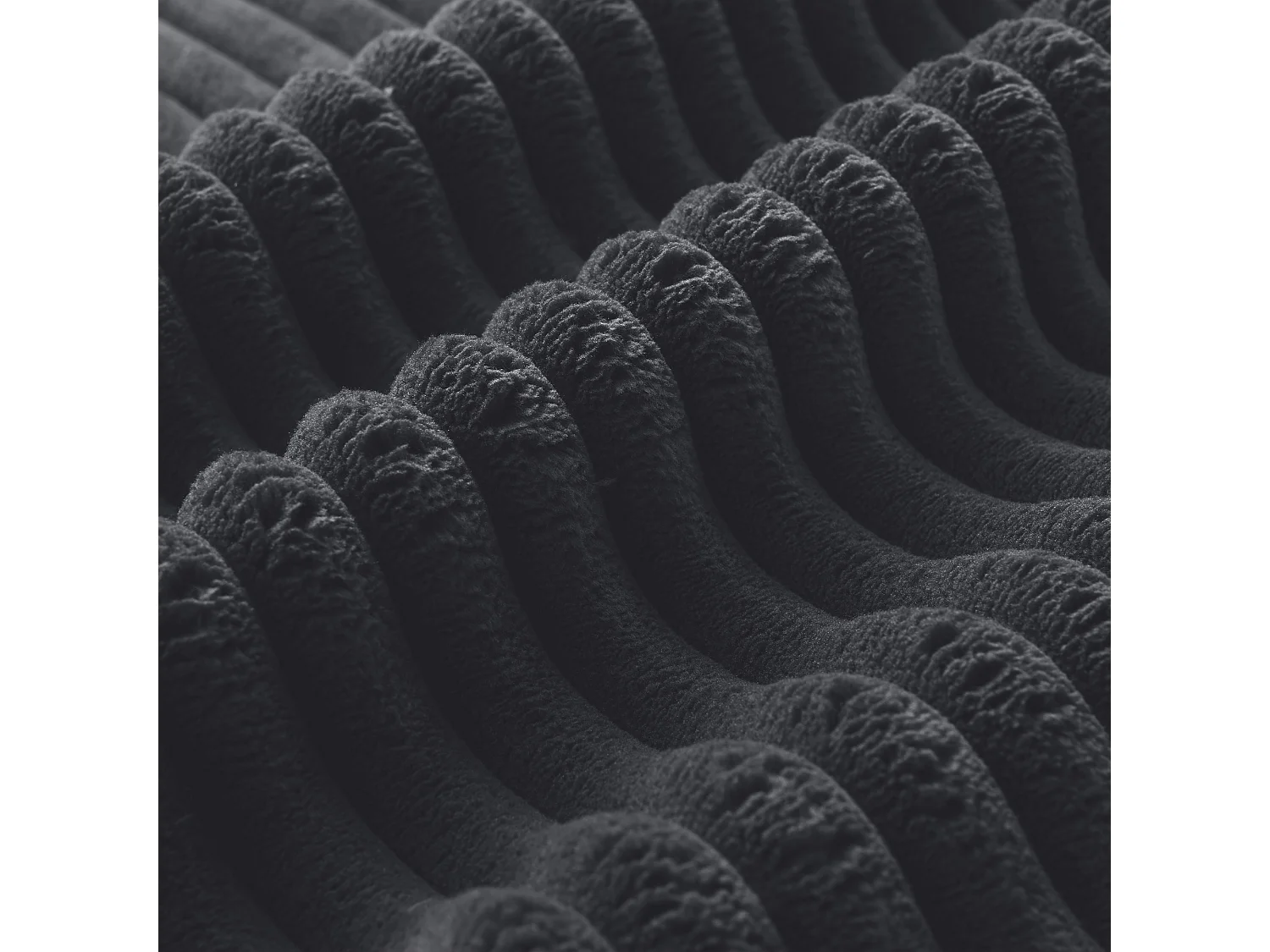 Canapé d'angle gris - Canapé 4 places avec coussins de dossier et accoudoirs - pour le salon