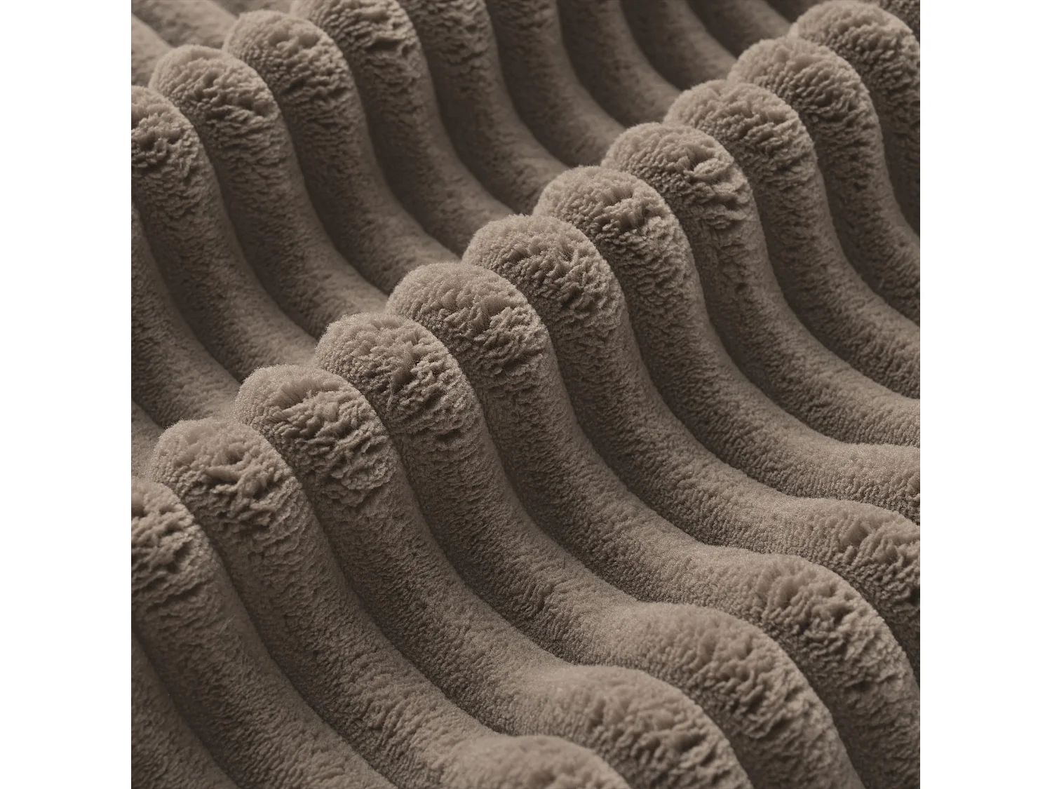 Sofá de canto castanho - Sofá de 4 lugares com almofadas no encosto e nos braços - bombazine - para sala de estar