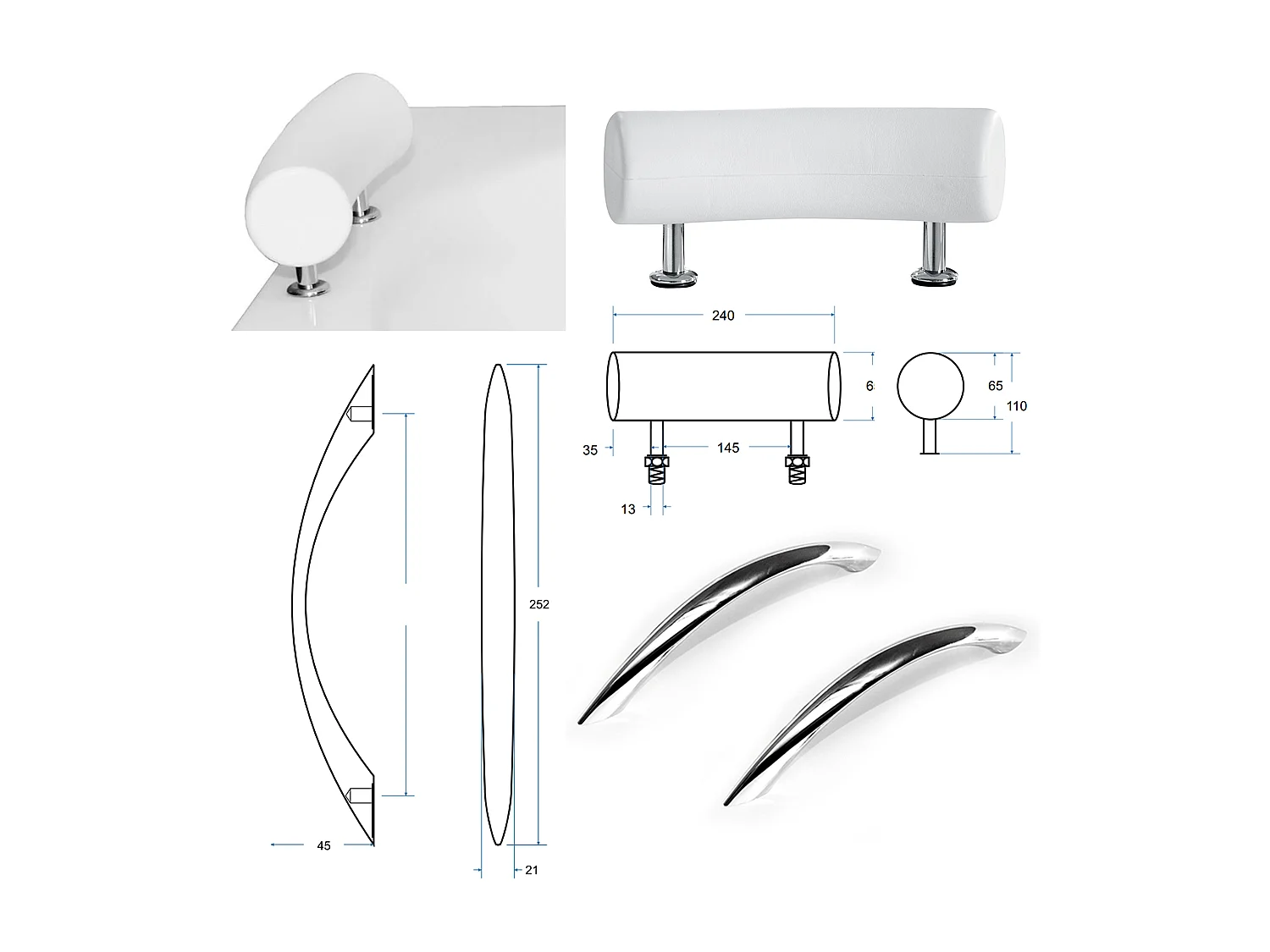 Hoekbadkuip MILENA PREMIUM 150x70 links | Afvoer &amp; poten GRATIS!