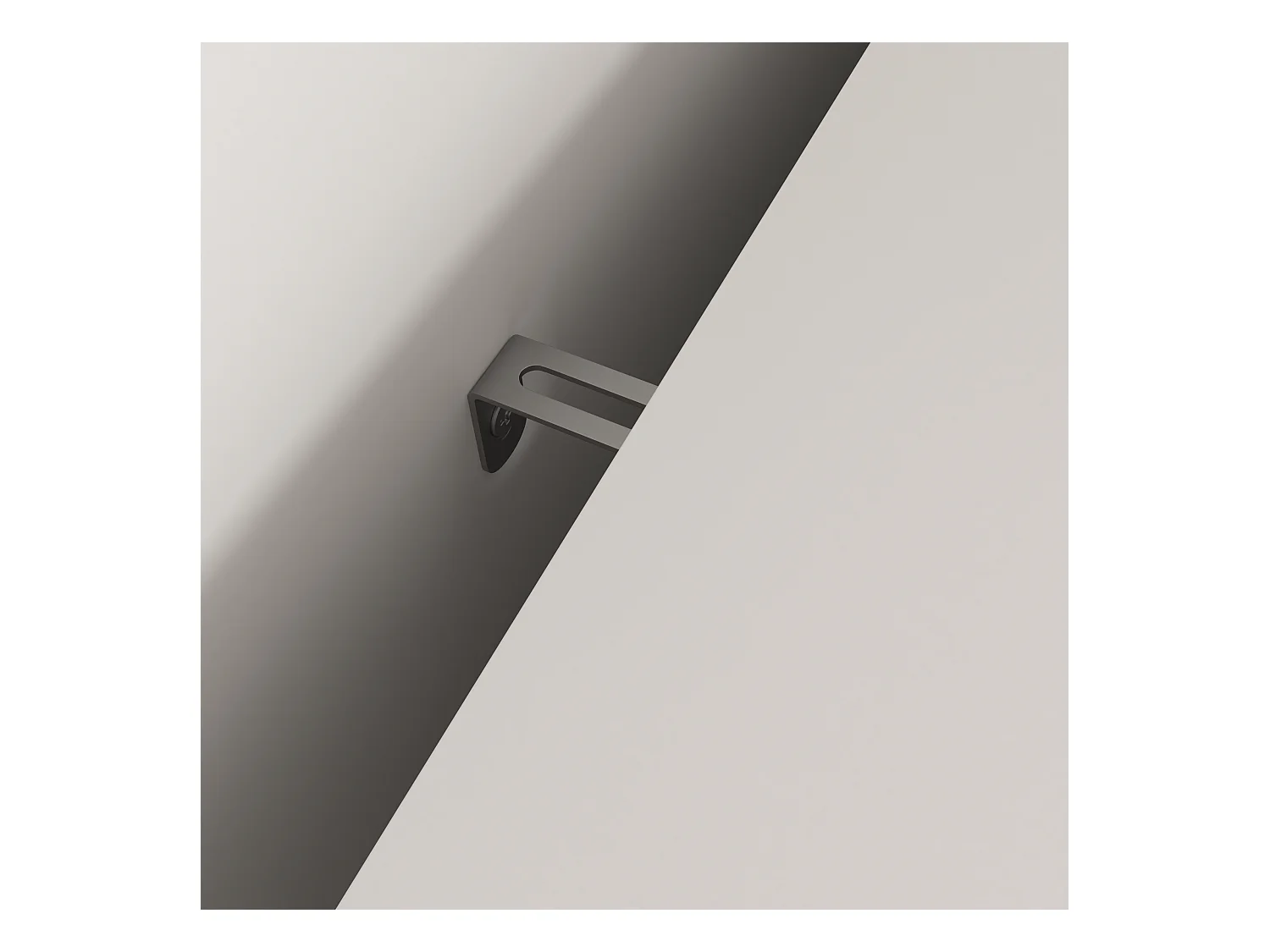 Weiße Vitrine - Esszimmermöbel mit 2 Türen und 1 Schublade - Offene Aufbewahrung - für schlafzimmer und wohnzimmer