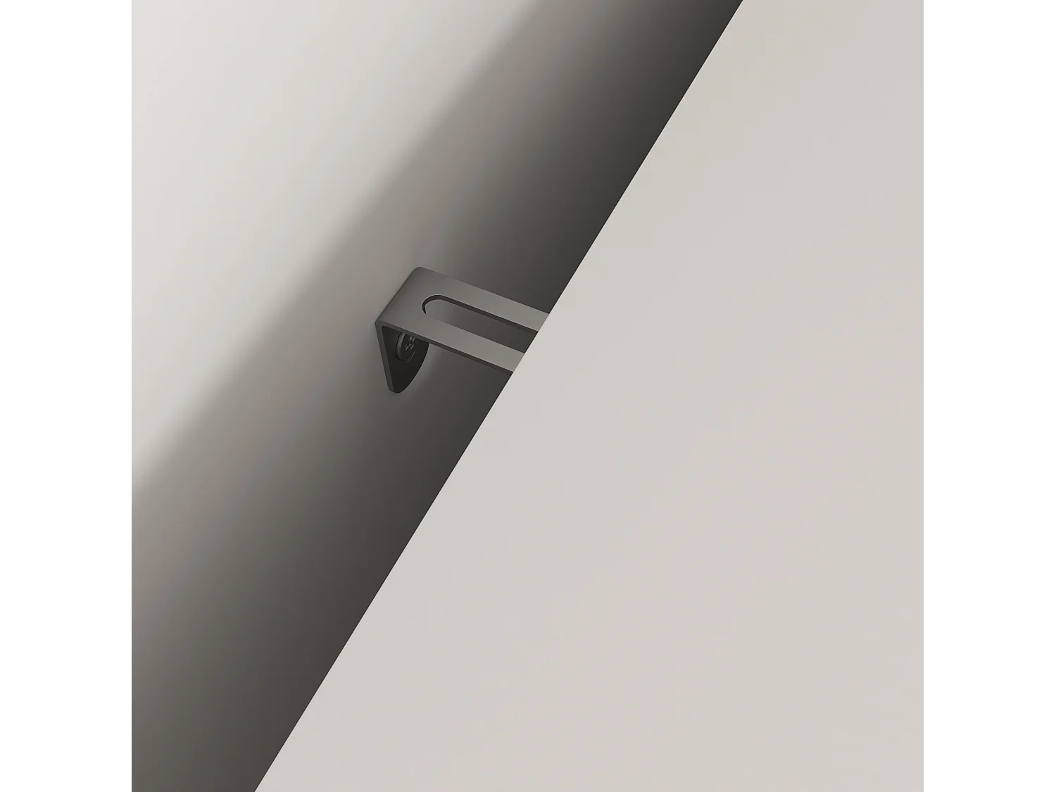 Witte vitrinekast - Eetkamermeubel met 2 deuren en 1 lade - Open opbergruimte - voor slaapkamer en woonkamer