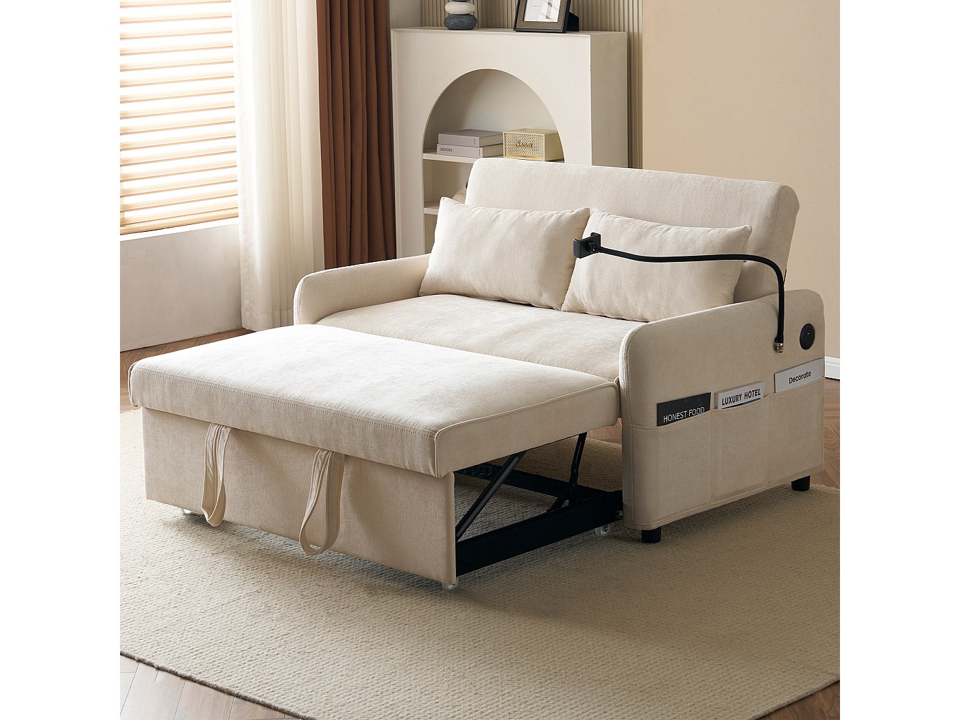 EBENCHICO Divano-letto pieghevole con supporto posteriore, comodo pouf pieghevole divano letto divano letto poltrona divano letto divano divano sedia divano letto divano letto divano letto divano