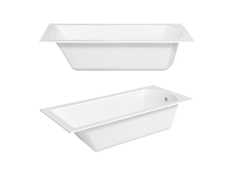 Rechthoekige badkuip SHEA SLIM 170x70 | Afvoer &amp; poten GRATIS!