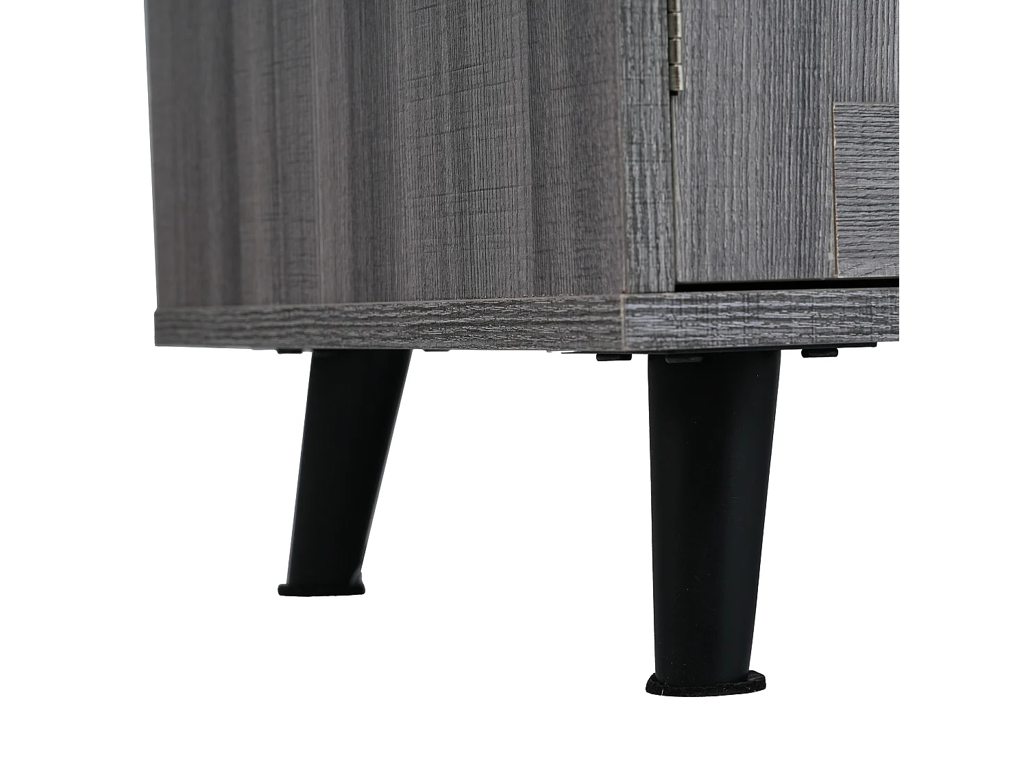 Carrinho cinzento - Ilha central com 2 portas e 2 gavetas - toalheiro e 5 rodízios - tampo rebatível