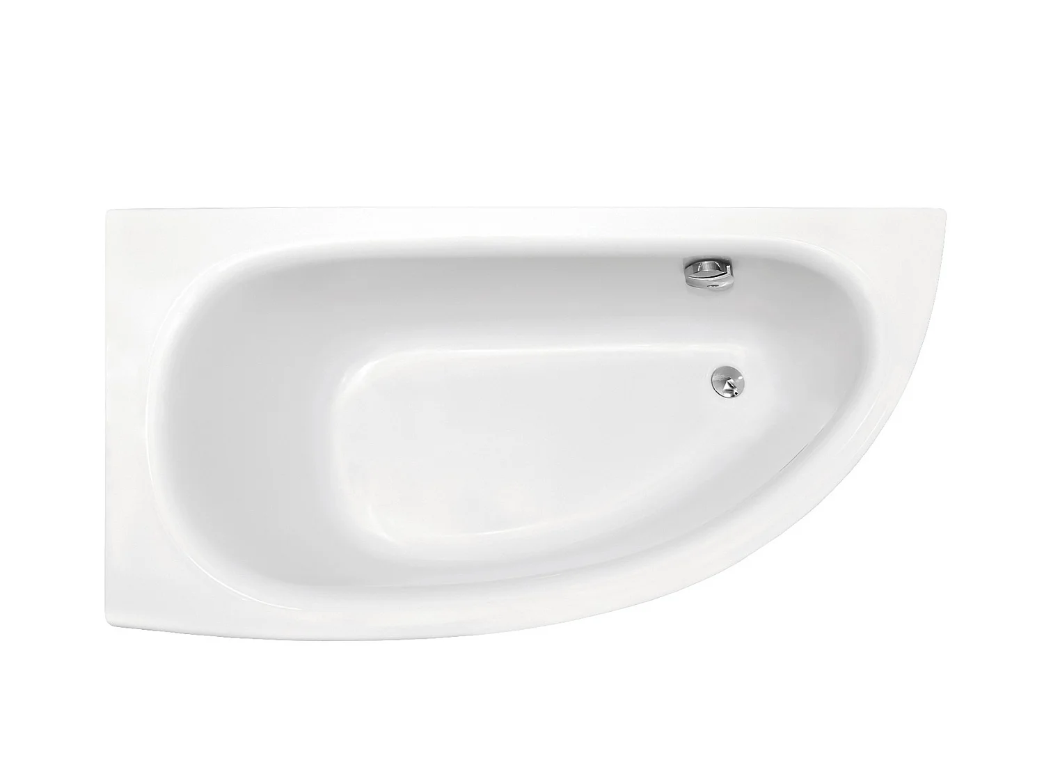 Badewanne Eckwanne MILENA 150x70 Links mit AcrylSchürze | Ablauf & Füße GRATIS !