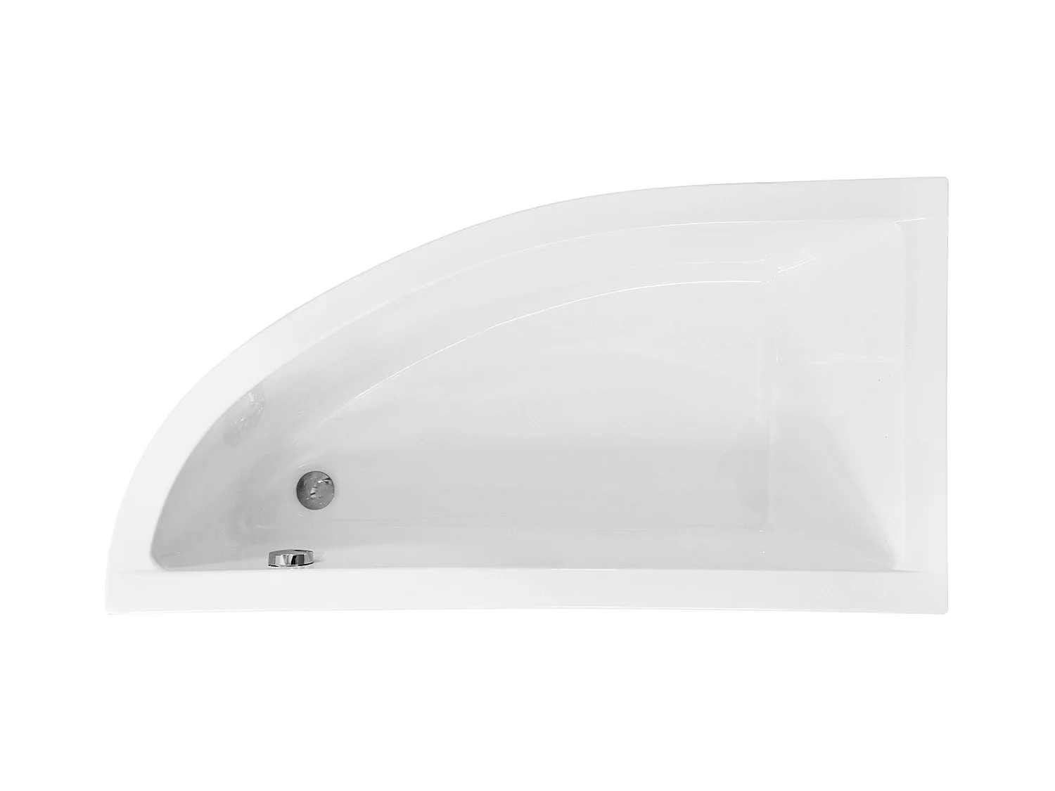 Badewanne Eckwanne PRAKTIKA 150x70 Links | Ablauf & Füße GRATIS !