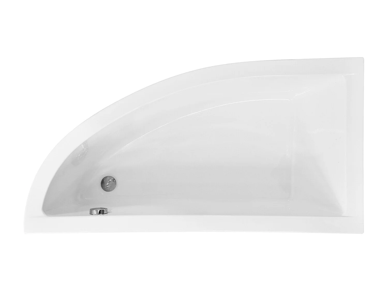 Badewanne Eckwanne PRAKTIKA 150x70 Links | Ablauf & Füße GRATIS !