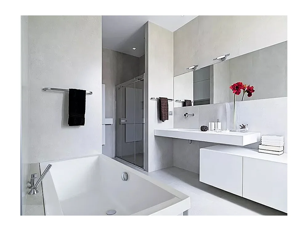 Baignoire rectangulaire 170x75 QUADRO acrylique blanc + avec Tablier + Pieds + Vidage à chromé