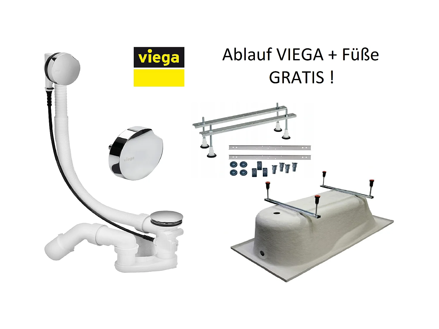 Hoekbad MINI 150x70 links met acrylschort | Afvoer &amp; poten GRATIS!