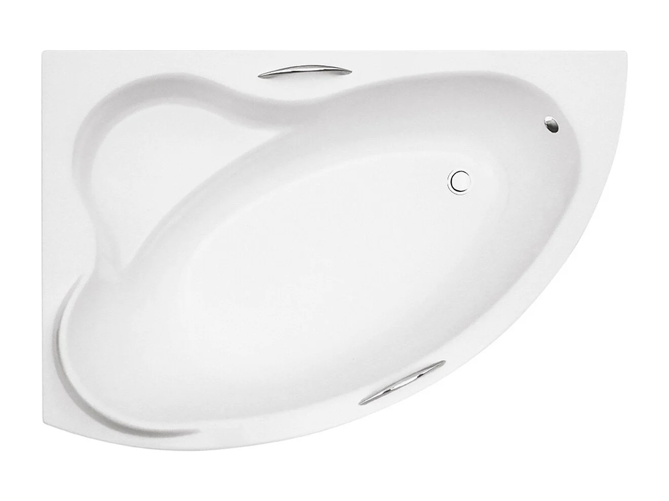 Badewanne Eckwanne ADA 140x90 Links mit AcrylSchürze | Ablauf & Füße GRATIS !