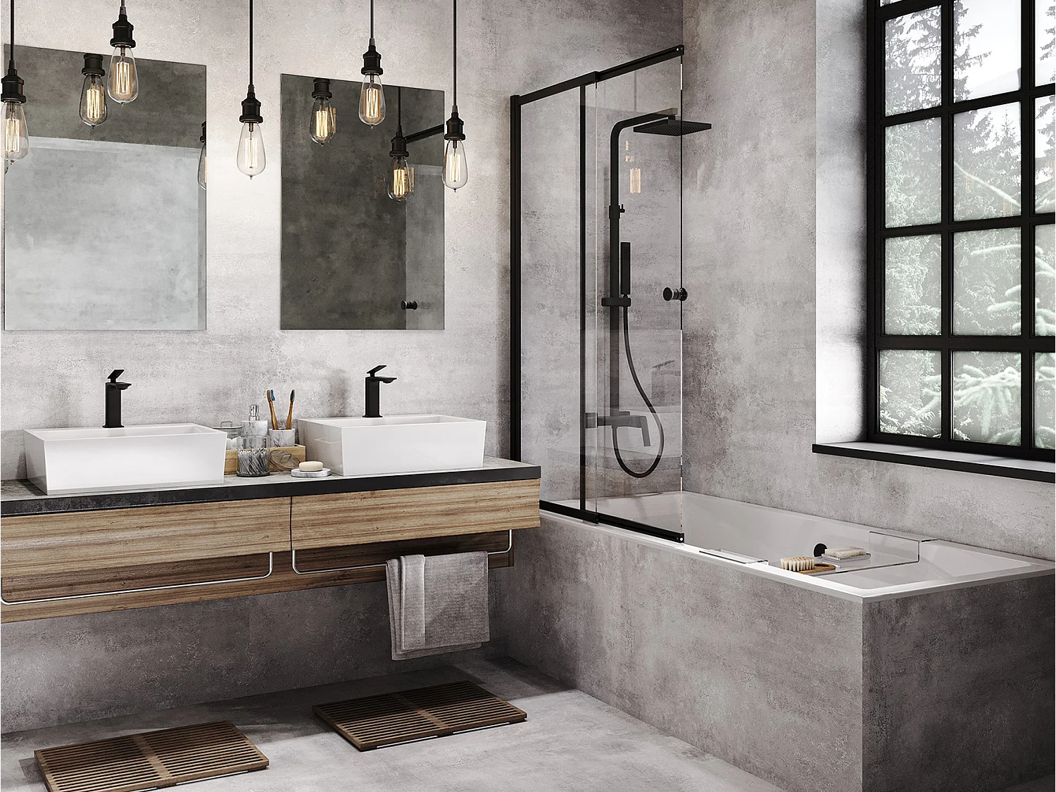 Badewanne Rechteck QUADRO SLIM 175x80 | Ablauf & Füße GRATIS !