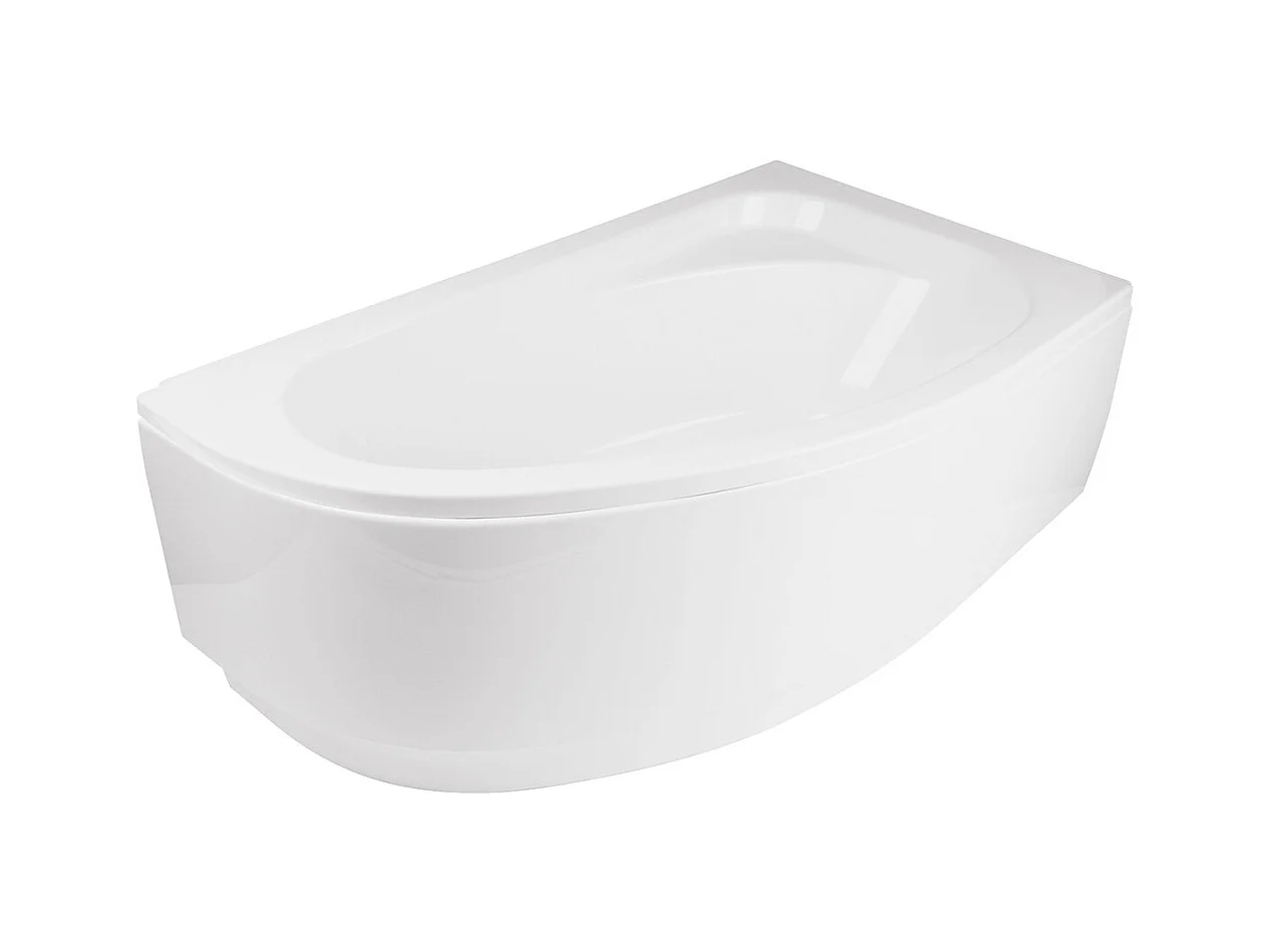 Badewanne Eckwanne CORNEA 140x80 Rechts mit AcrylSchürze | Ablauf & Füße GRATIS !