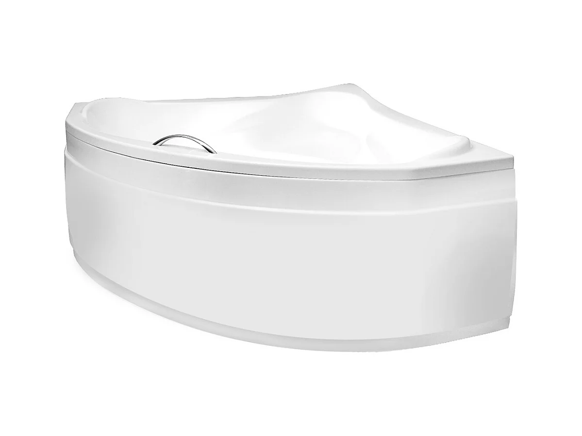 Hoekbad EWA 134x134 met acrylschort | Afvoer &amp; poten GRATIS!