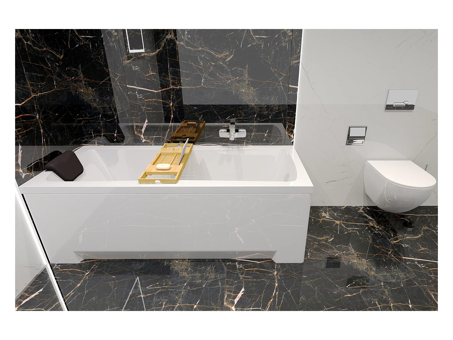 Badewanne Rechteck OPTIMA 160x70 + Kopfstütze | Ablauf & Füße GRATIS !