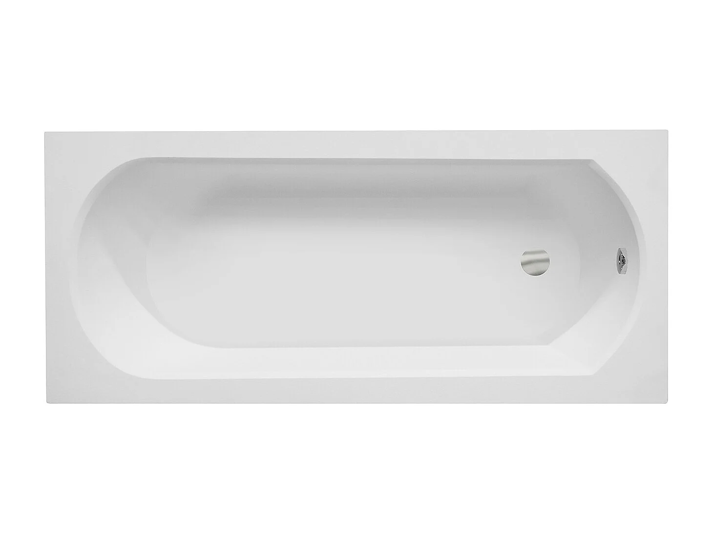 Badewanne Rechteck INTRICA 160x75 mit AcrylSchürze | Ablauf & Füße GRATIS !