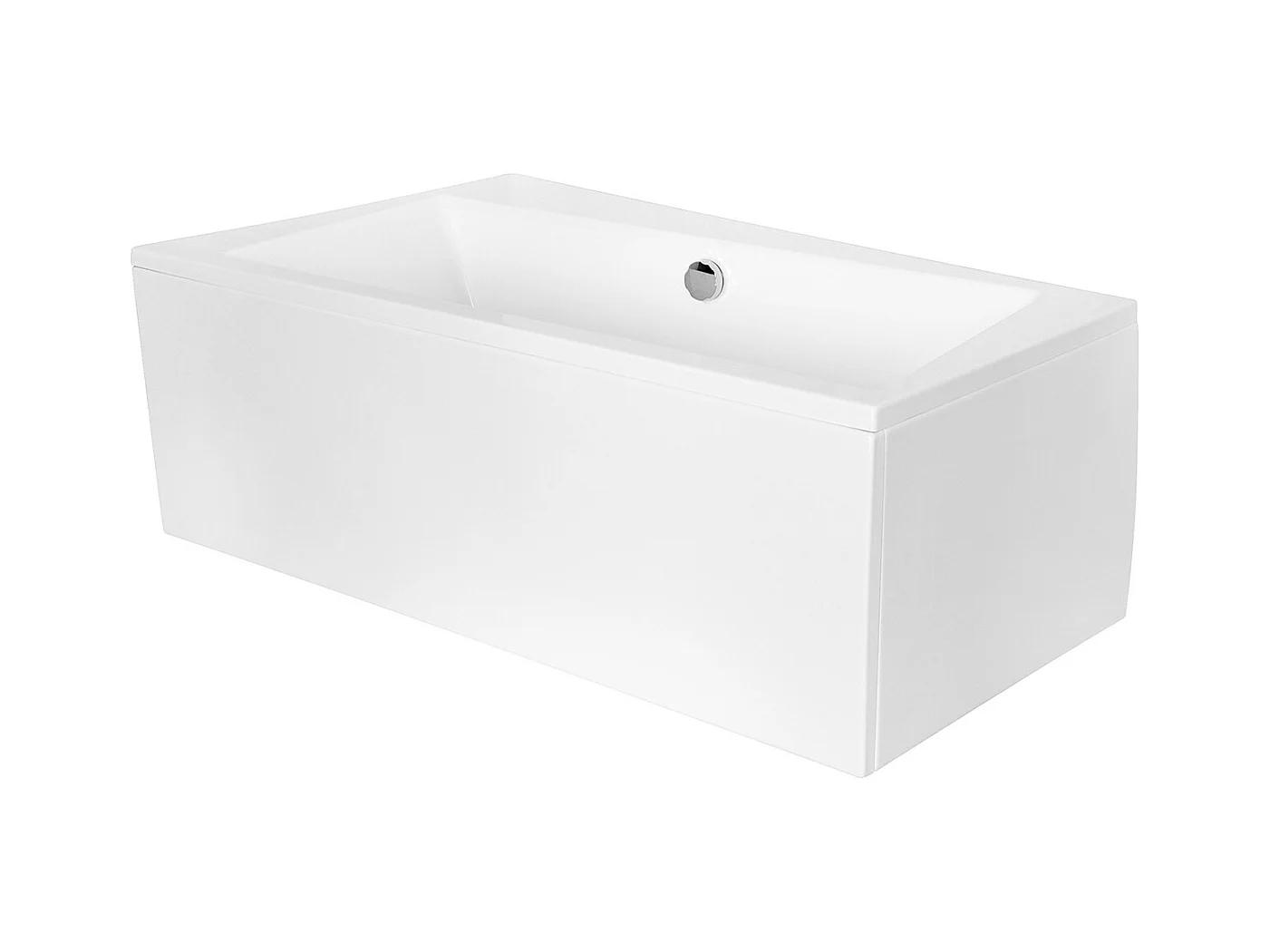 Hoekbadkuip INFINITY 170x110 links met acrylschort | Afvoer &amp; poten GRATIS!