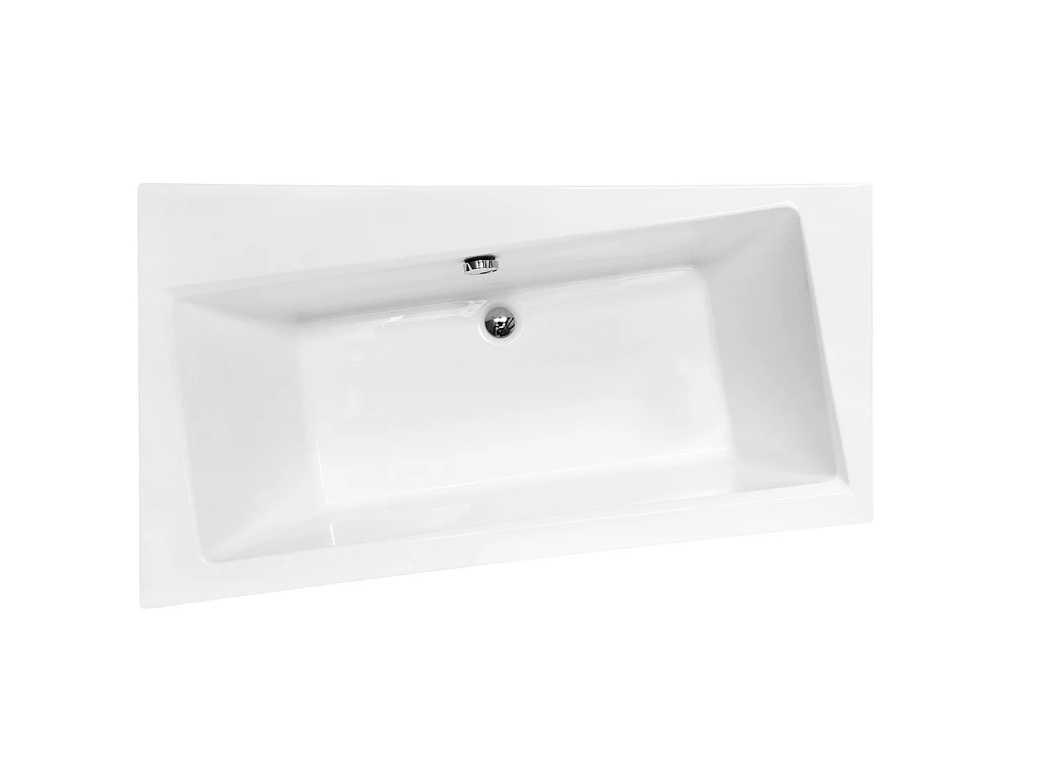 Badewanne Eckwanne INFINITY 170x110 Links mit AcrylSchürze | Ablauf & Füße GRATIS !