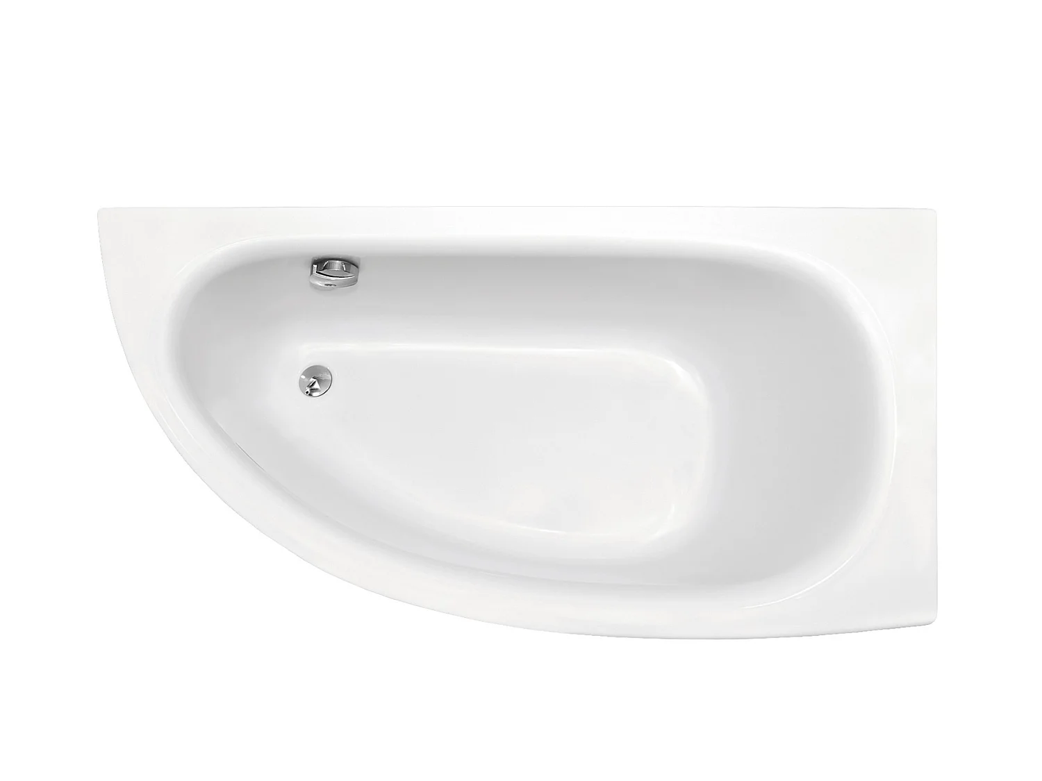 Badewanne Eckwanne MILENA 150x70 Rechts mit AcrylSchürze | Ablauf & Füße GRATIS !