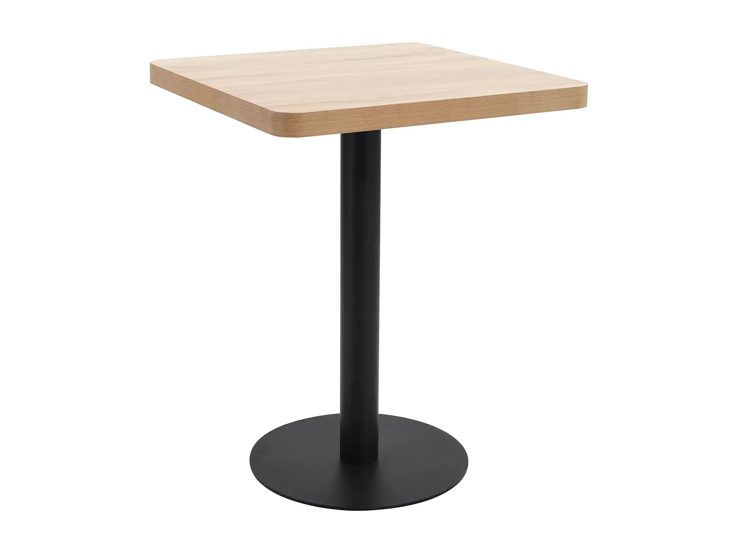 Table d'appoint auxiliaire table noire 60 x 60 x 75 cm DEC036565