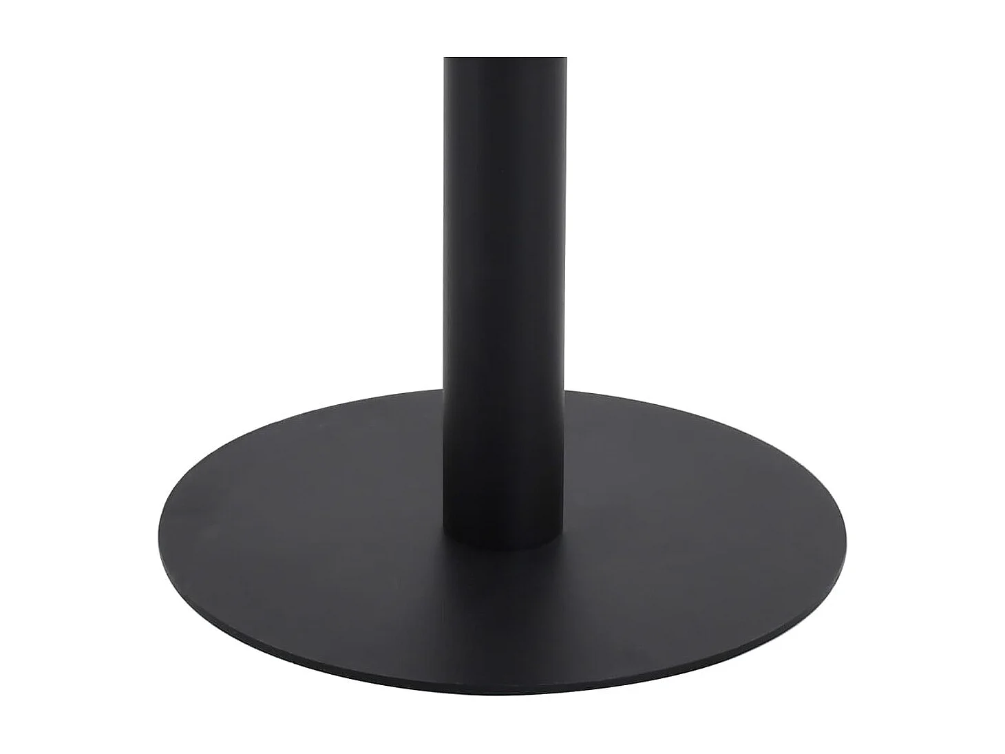 Table d'appoint auxiliaire table noire 60 x 60 x 75 cm DEC036565