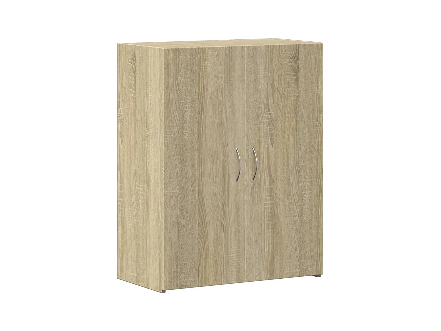 Meuble de bureau armoire bois beige 60 x 32 x 77.5 cm DEC024478