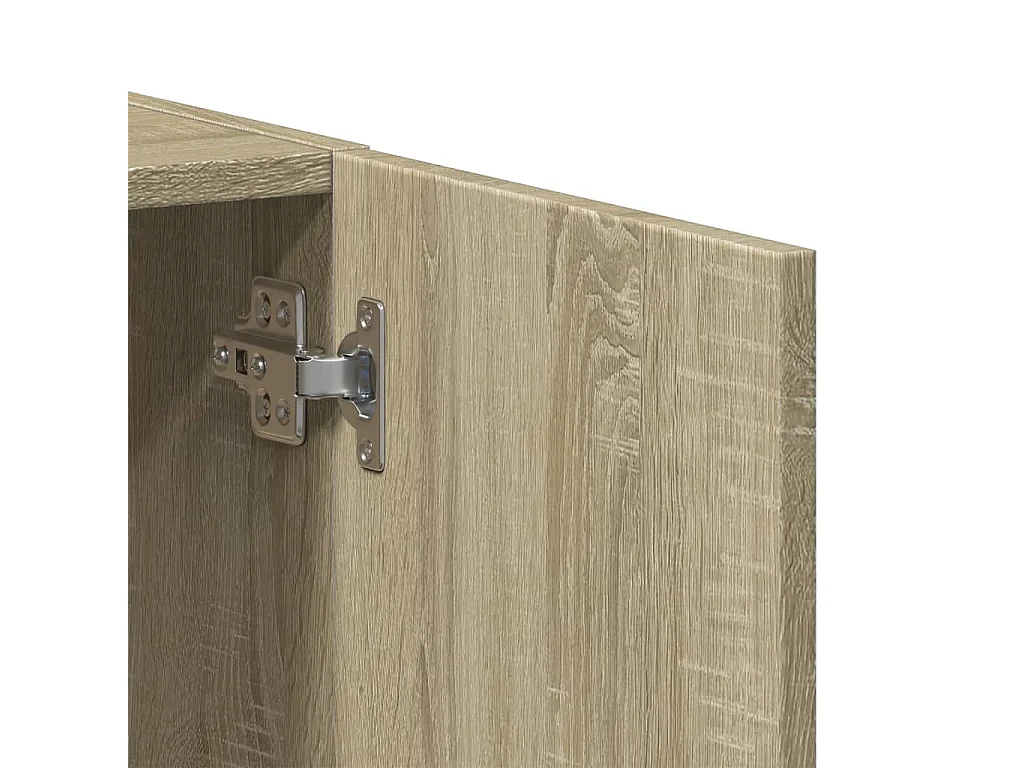 Meuble de bureau armoire bois beige 60 x 32 x 77.5 cm DEC024478