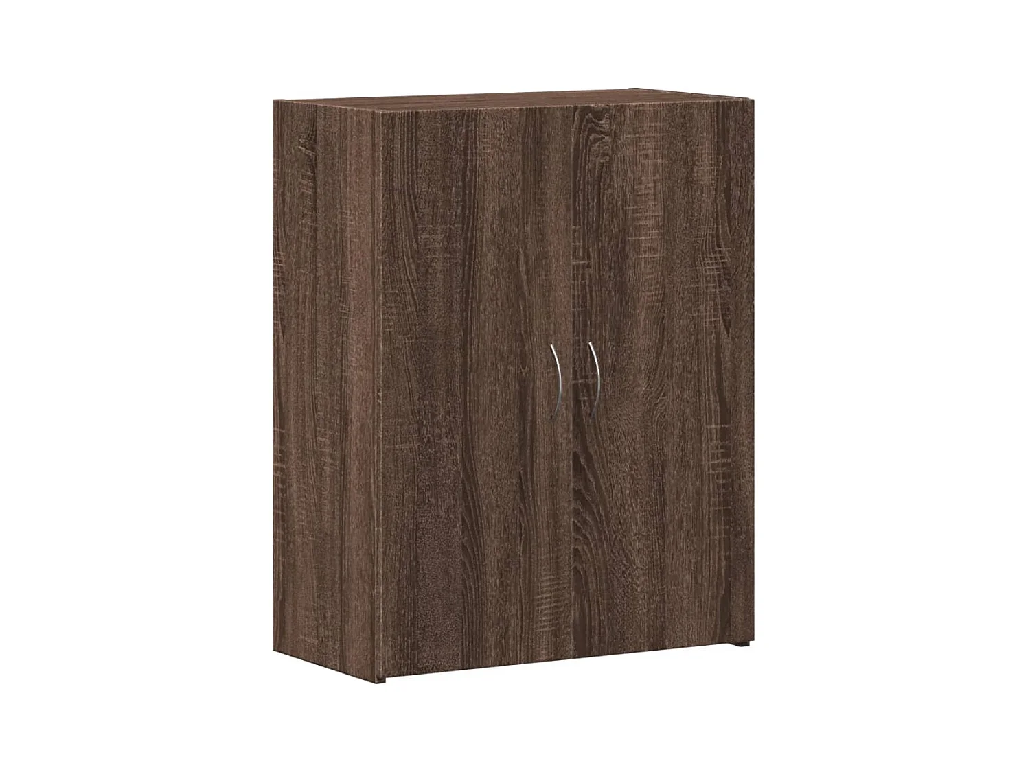 Meuble de bureau armoire bois marron 60 x 32 x 77.5 cm DEC024476