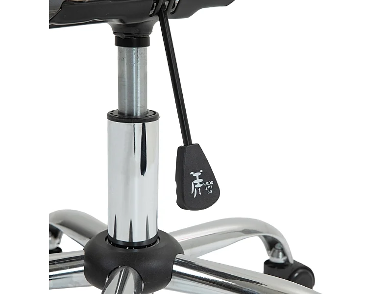 Chaise de bureau gris - Chaise de bureau avec fonction bascule et hauteur réglable - pour chambre et bureau