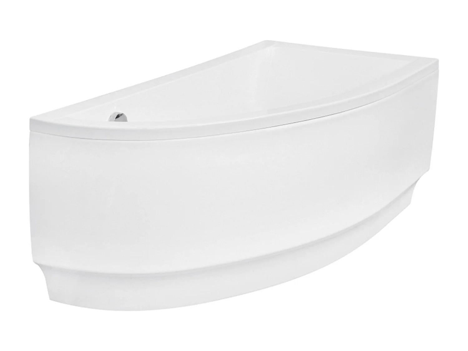 Badewanne Eckwanne PRAKTIKA 140x70 Rechts mit AcrylSchürze | Ablauf & Füße GRATIS !