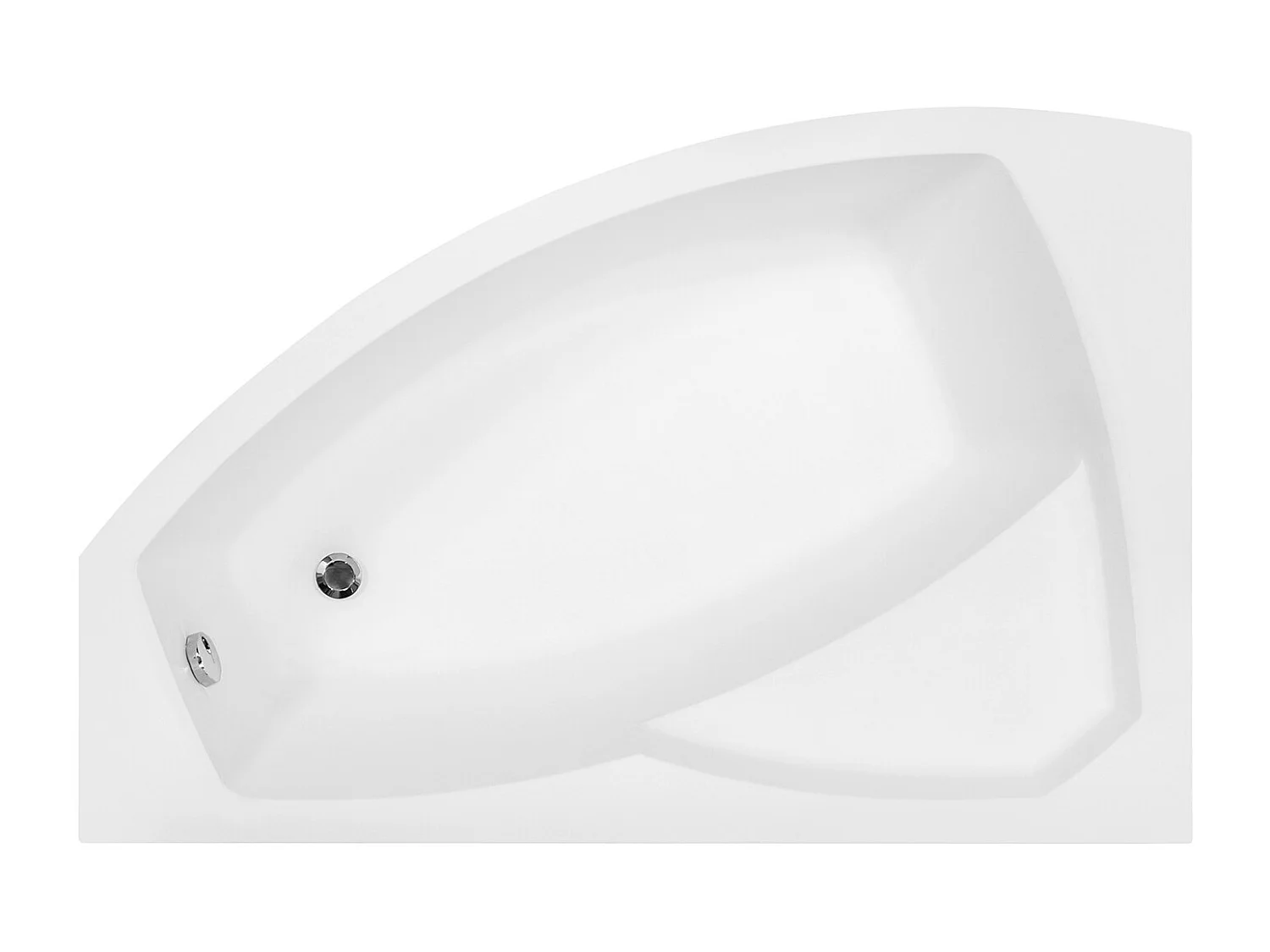 Badewanne Eckwanne RIMA 150x95 Links mit AcrylSchürze | Ablauf & Füße GRATIS !