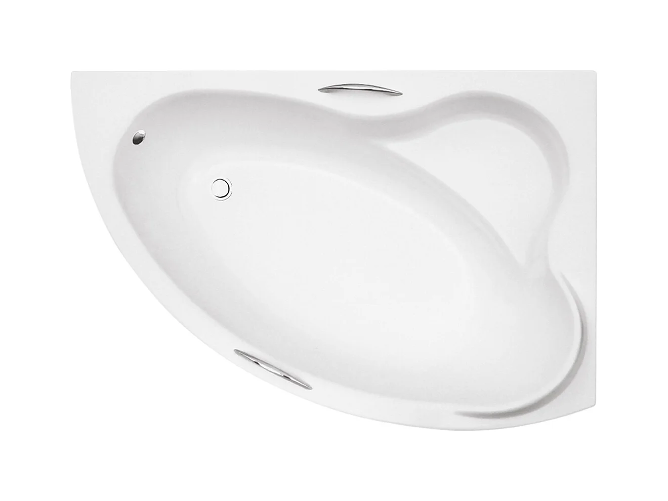 Badewanne Eckwanne ADA 160x100 Rechts mit Handgriffen | Ablauf & Füße GRATIS !