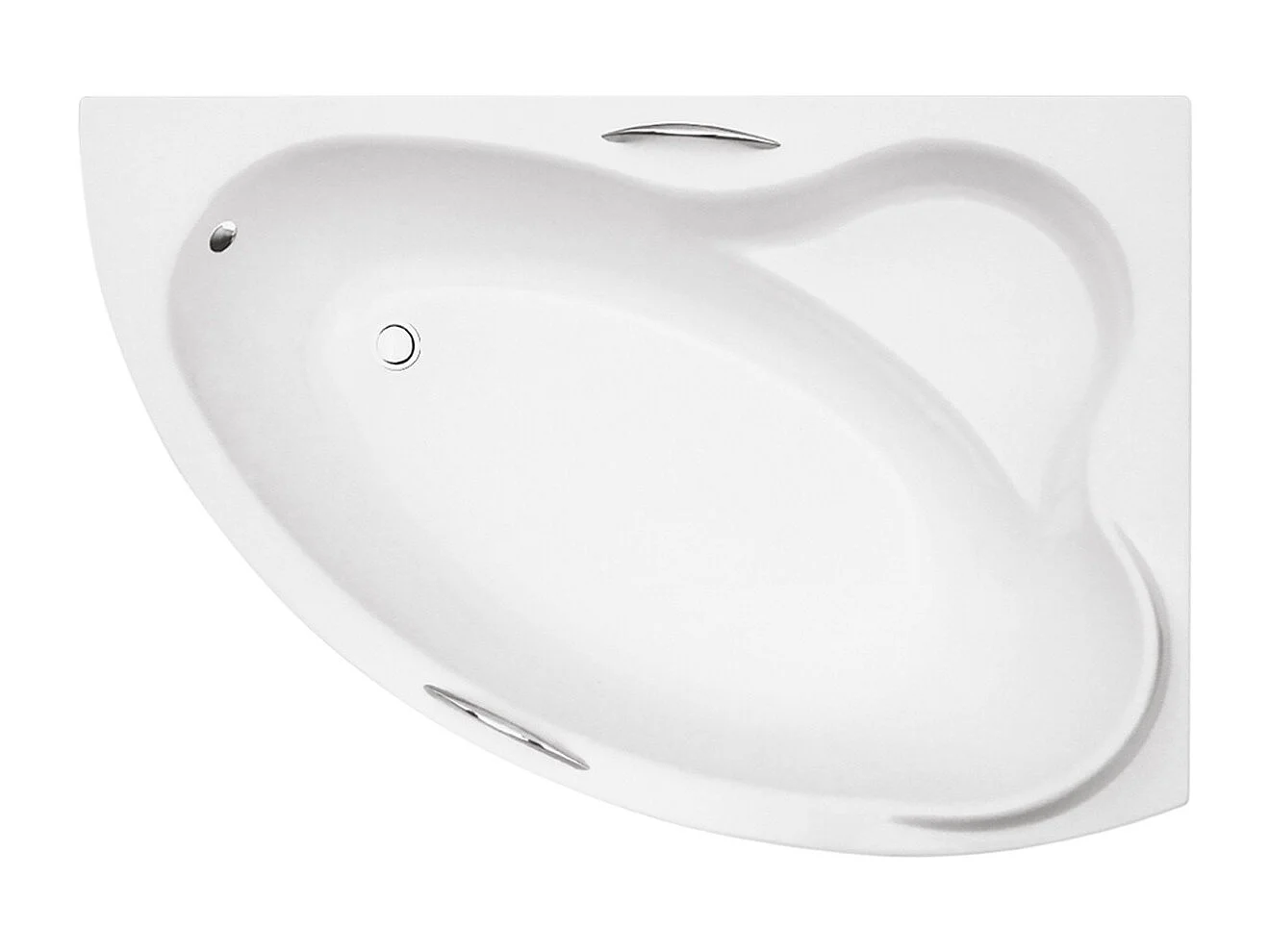 Badewanne Eckwanne ADA 160x100 Rechts mit Handgriffen | Ablauf & Füße GRATIS !