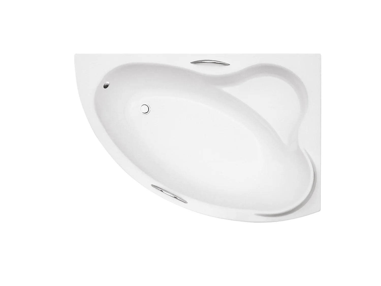 Badewanne Eckwanne ADA 160x100 Rechts mit Handgriffen | Ablauf & Füße GRATIS !
