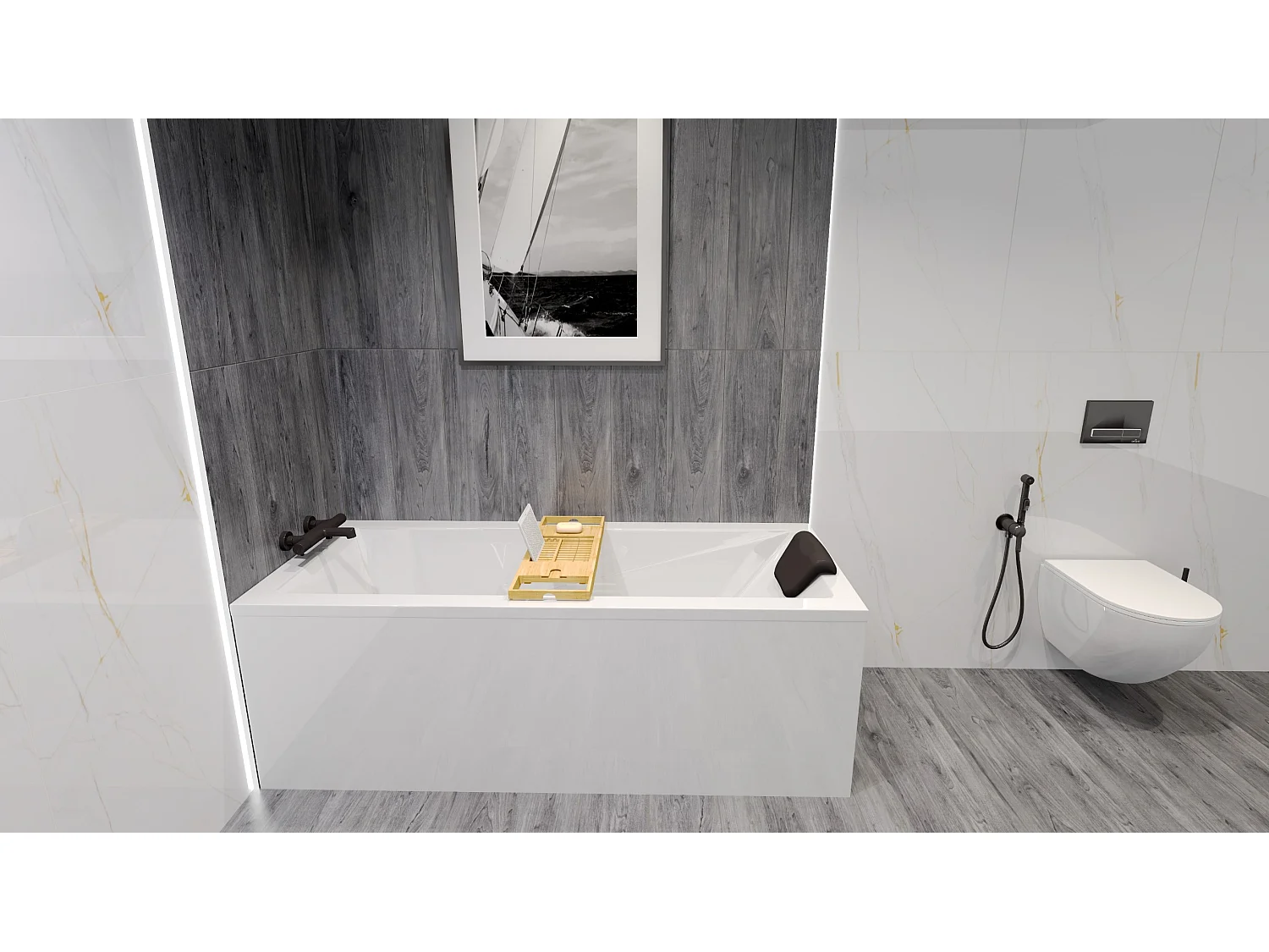 Badewanne Rechteck MODERN 170x70  + Kopfstütze KODI | Ablauf & Füße GRATIS !