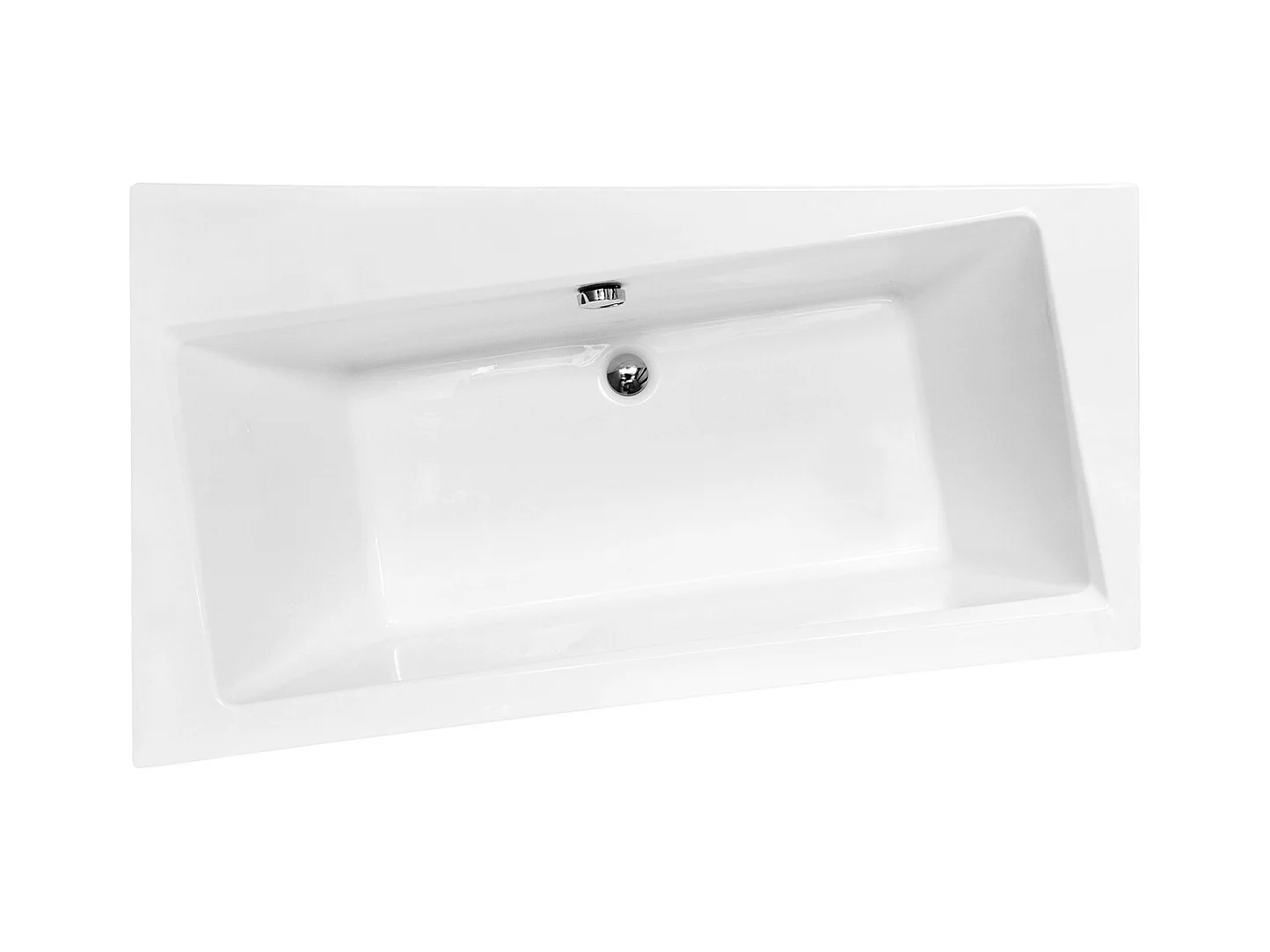 Badewanne Eckwanne INFINITY 160x100 Rechts | Ablauf & Füße GRATIS !