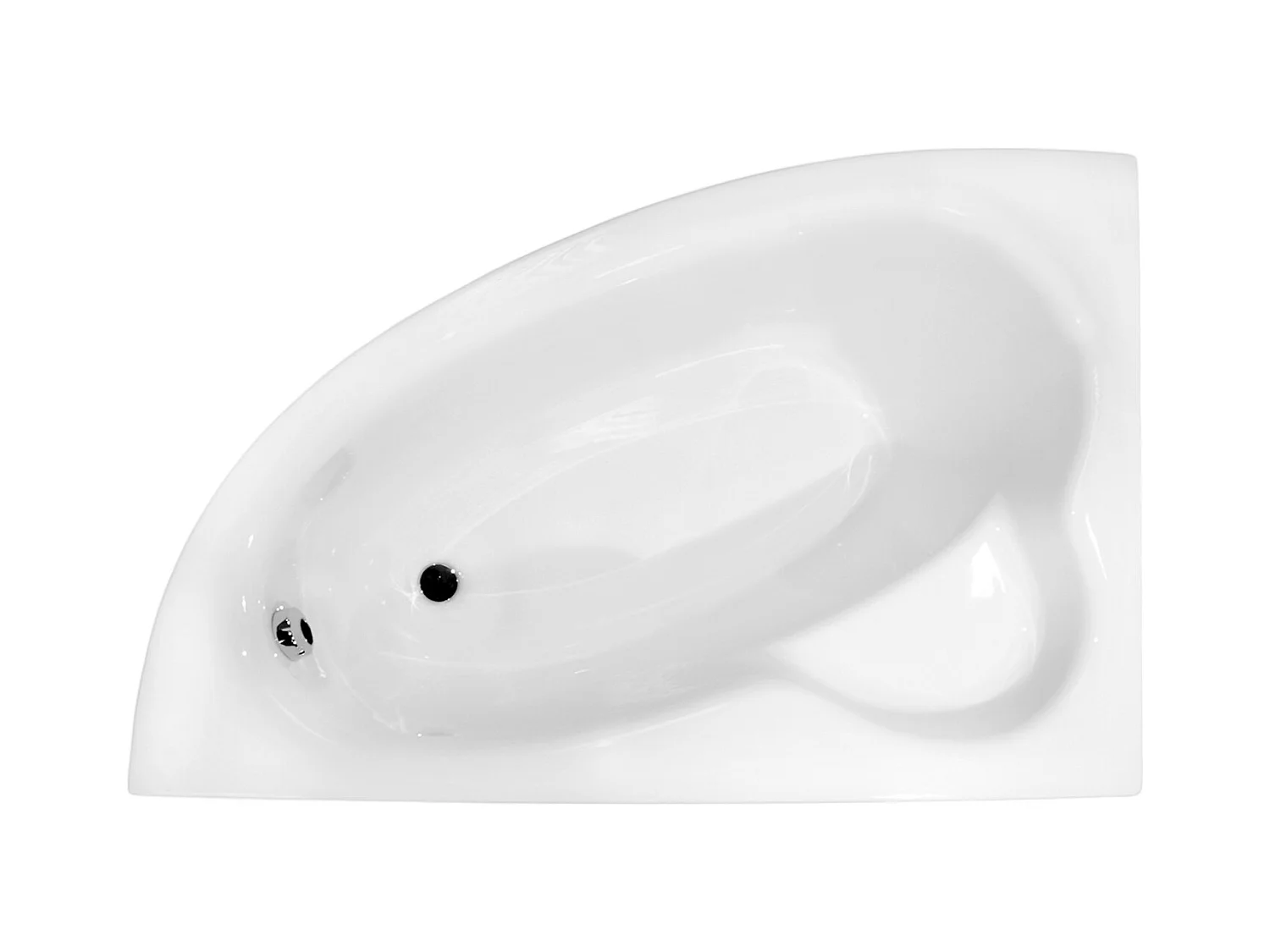 Badewanne Eckwanne NATALIA 150x100 Links | Ablauf & Füße GRATIS !