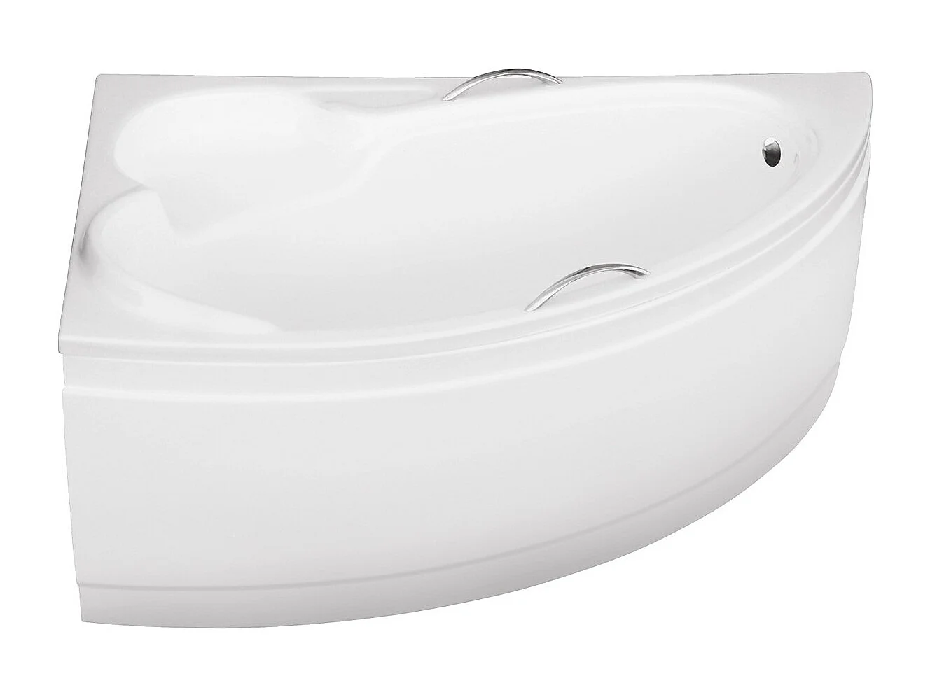 Hoekbadkuip BIANKA 150x95 links met acrylschort | Afvoer &amp; voeten GRATIS!