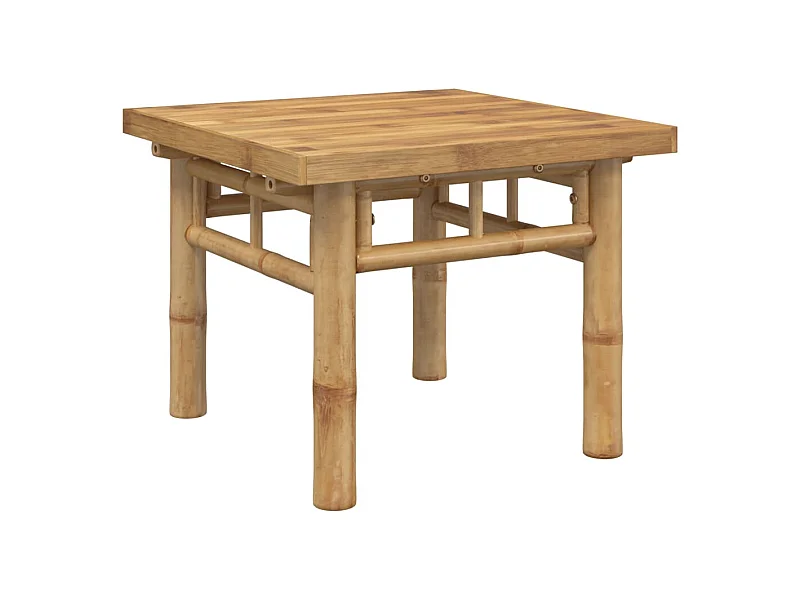 Table basse de salon bambou marron 45 x 45 x 35 cm DEC037062