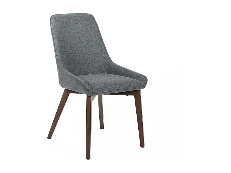 Set di 4 sedie imbottite "Orchidea" da soggiorno moderne in tessuto grigio chiaro cm 49,5x62 87h